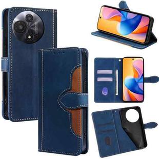 For TCL 60R 5G Skin Feel Magnetic Buckle Leather Phone Case(Blue)