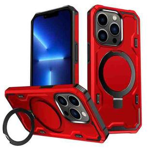 For iPhone 13 Pro Patronus MagSafe Magnetic Holder Phone Case(Red)