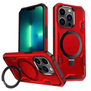 For iPhone 13 Pro Max Patronus MagSafe Magnetic Holder Phone Case(Red)