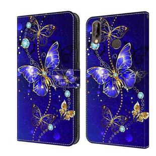 For Huawei P20 Lite Crystal 3D Shockproof Protective Leather Phone Case(Diamond Butterfly)