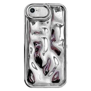 For iPhone 6 / 6s Electroplating Meteorite Texture TPU Phone Case(Silver)