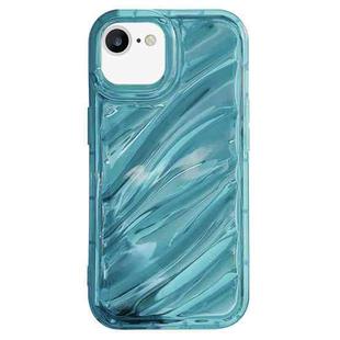For iPhone SE 2022 /2020 / 8 / 7 Laser Sequin Waves TPU Phone Case(Blue)
