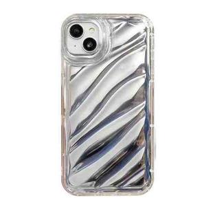 For iPhone 14 Plus Sequin Waves TPU Phone Case(Silver)