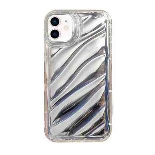 For iPhone 11 Sequin Waves TPU Phone Case(Silver)