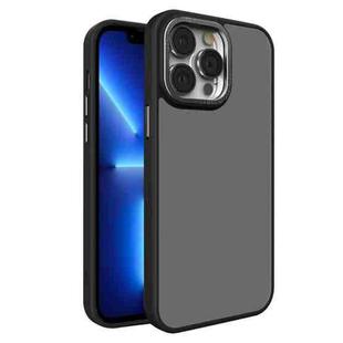 For iPhone 13 Pro All-inclusive TPU Edge Acrylic Back Phone Case(Black)
