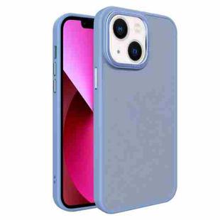 For iPhone 13 All-inclusive TPU Edge Acrylic Back Phone Case(Sierra Blue)