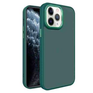 For iPhone 11 Pro All-inclusive TPU Edge Acrylic Back Phone Case(Green)