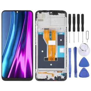 For Realme Narzo 50i 4G RMX3235 OEM LCD Screen Digitizer Full Assembly with Frame