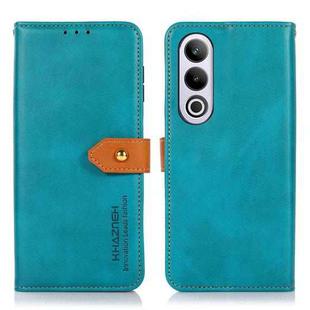 For OnePlus Nord CE4 Global KHAZNEH Dual-color Cowhide Texture Flip Leather Phone Case(Blue)