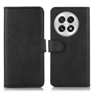 For OnePlus 13 Cow Texture Leather Phone Case(Black)