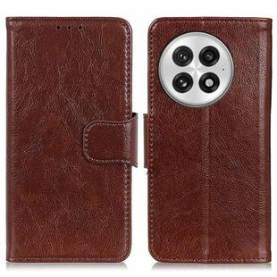 For OnePlus 13 Nappa Texture Leather Phone Case(Brown)