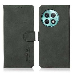 For OnePlus Ace 2 Pro KHAZNEH Matte Texture Leather Phone Case(Green)