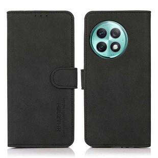 For OnePlus Ace 2 Pro KHAZNEH Matte Texture Leather Phone Case(Black)