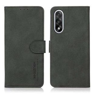 For OnePlus Nord 5 KHAZNEH Matte Texture Leather Phone Case(Green)