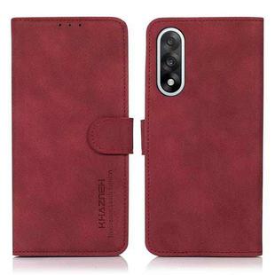 For OnePlus Nord 5 KHAZNEH Matte Texture Leather Phone Case(Red)