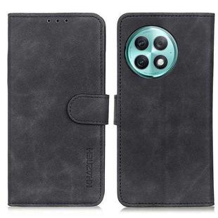 For OnePlus Ace 2 Pro KHAZNEH Retro Texture Leather Phone Case(Black)
