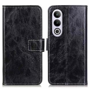 For OnePlus Nord CE4 5G / K12 5G Retro Crazy Horse Texture Leather Phone Case(Black)