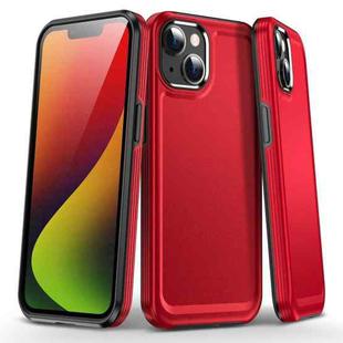 For iPhone 15 Kirin Shield Hybrid PC Soft TPU Phone Case(Red)