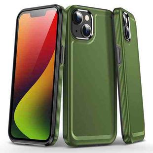 For iPhone 15 Plus Kirin Shield Hybrid PC Soft TPU Phone Case(Olive Green)