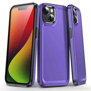 For iPhone 14 Kirin Shield Hybrid PC Soft TPU Phone Case(Purple)