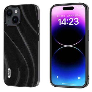 For iPhone 15 Plus ABEEL Galactic Pattern Protective Phone Case(Black)