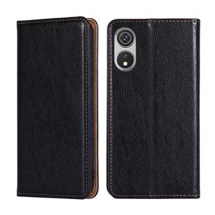 For CUBOT P60 Gloss Oil Solid Color Magnetic Leather Phone Case(Black)