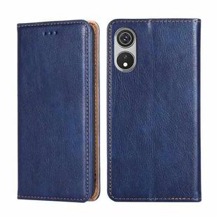 For CUBOT P60 Gloss Oil Solid Color Magnetic Leather Phone Case(Blue)