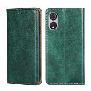 For CUBOT P60 Gloss Oil Solid Color Magnetic Leather Phone Case(Green)