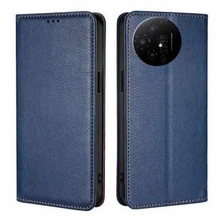 For TCL 50 XL Gloss Oil Solid Color Magnetic Leather Phone Case(Blue)