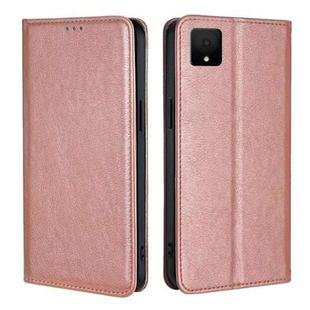 For TCL 502 Gloss Oil Solid Color Magnetic Leather Phone Case(Rose Gold)