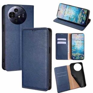 For TCL 50 NxtPaper 5G Gloss Oil Solid Color Magnetic Leather Phone Case(Blue)