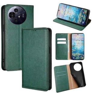 For TCL 50 NxtPaper 5G Gloss Oil Solid Color Magnetic Leather Phone Case(Green)