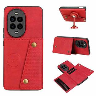 For Huawei nova 13 Pro Double Buckle Card Slots Magnetic Phone Case(Red)