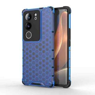 For vivo S17 / S17 Pro Shockproof Honeycomb PC + TPU Phone Case(Blue)