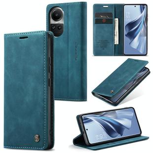 For OPPO Reno10 5G Global／Reno10 Pro Global CaseMe 013 Multifunctional Horizontal Flip Leather Phone Case(Blue)