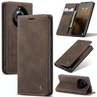 For Realme 11 Pro／Realme 11 Pro+ CaseMe 013 Multifunctional Horizontal Flip Leather Phone Case(Coffee)