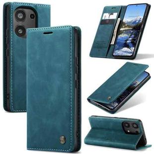 For Xiaomi Redmi Note 13 Pro 4G CaseMe 013 Multifunctional Horizontal Flip Leather Phone Case(Blue)