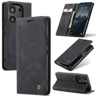 For Xiaomi Redmi Note 13 Pro 4G CaseMe 013 Multifunctional Horizontal Flip Leather Phone Case(Black)