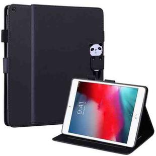 For iPad mini 5 / 4 / 3 / 2 / 1 Cartoon Buckle Leather Smart Tablet Case(Black)