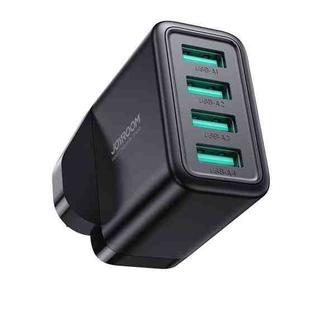 JOYROOM JR-TCN03 4.8A 24W 4 USB Ports Charger(UK Plug)