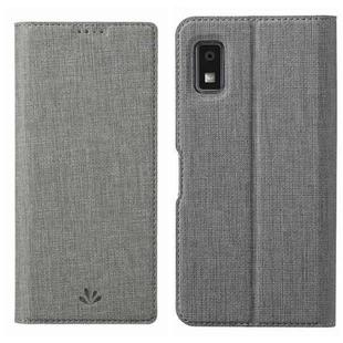 For Sharp Aquos Wish 3 ViLi DMX Series Shockproof TPU + PU Leather Magnetic Attraction Horizontal Flip Case(Grey)