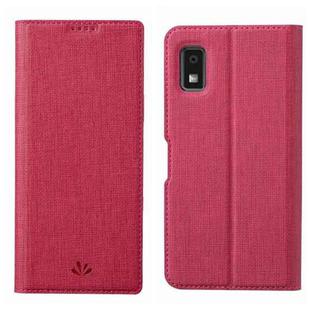 For Sharp Aquos Wish 3 ViLi DMX Series Shockproof TPU + PU Leather Magnetic Attraction Horizontal Flip Case(Rose Red)