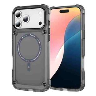 For iPhone 17 Pro Max Skin Feel TPU + PC MagSafe Magnetic Phone Case(Transparent Black)