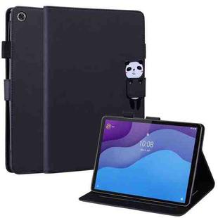 For Lenovo Tab M10 HD Gen 2 Cartoon Buckle Leather Tablet Case(Black)