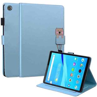 For Lenovo Tab M8 2nd Gen TB-8505F Cartoon Buckle Leather Tablet Case(Blue)