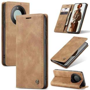 For Huawei Mate 60 Pro / 60 Pro+ CaseMe 013 Multifunctional Horizontal Flip Leather Phone Case(Brown)