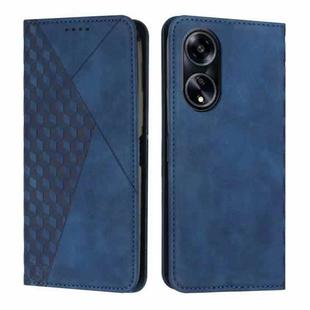 For OPPO A1 Pro/Reno8 T 5G Global Diamond Splicing Skin Feel Magnetic Leather Phone Case(Blue)