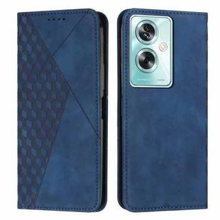 For OPPO A79 5G Diamond Splicing Skin Feel Magnetic Leather Phone Case(Blue)