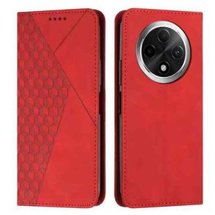 For OPPO A3 Pro Diamond Splicing Skin Feel Magnetic Leather Phone Case(Red)