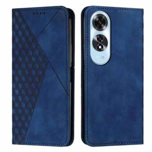 For OPPO A60 4G Diamond Splicing Skin Feel Magnetic Leather Phone Case(Blue)